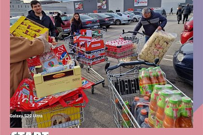 Cadouri pentru 25 de copii, proveniți din familii cu posibilități materiale reduse, din județul Suceava