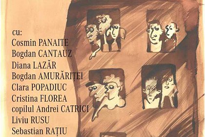 Spectacolul de teatru Cartile ajunge în cartierele Zamca și George Enescu