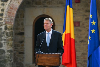 Președintele României, Klaus Iohannis: "Pentru o zi, Cetatea de Scaun a Sucevei este centrul României"