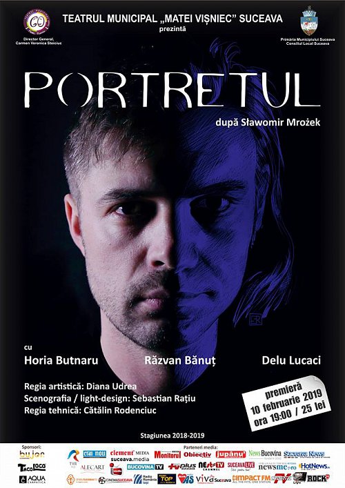 „Portretul”, premieră la Teatrul „Matei Vișniec” Suceava