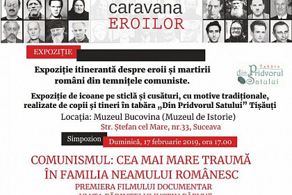 Caravana Eroilor, la Muzeul de Istorie Suceava