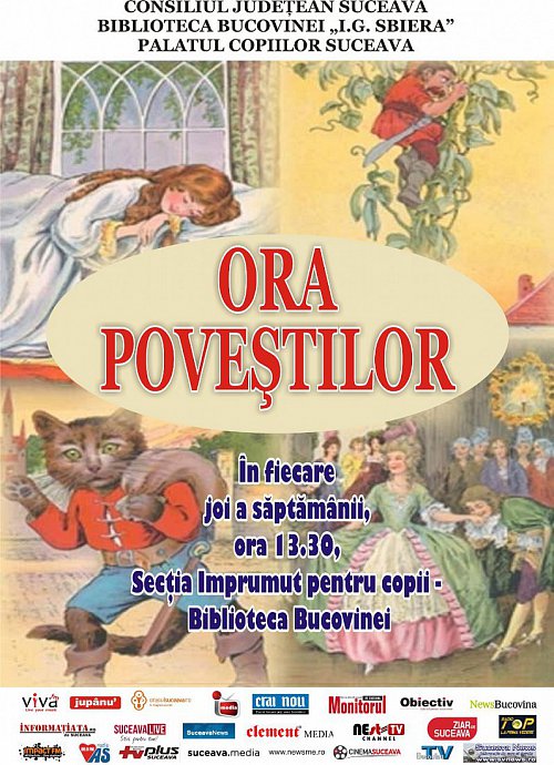 „Ora Poveștilor”, la Biblioteca Bucovinei