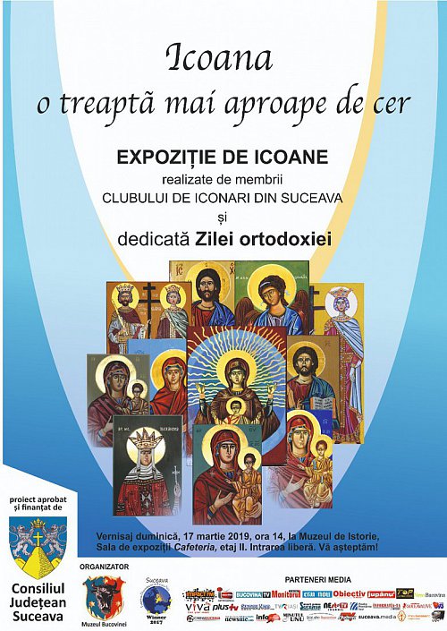 „Icoana – o treaptă mai aproape de cer”, expoziție la Muzeul de Istorie Suceava