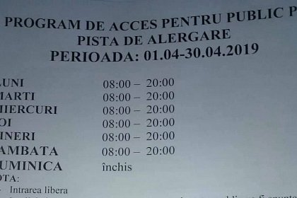 Programul de acces pe stadionul Areni în luna aprilie 2019