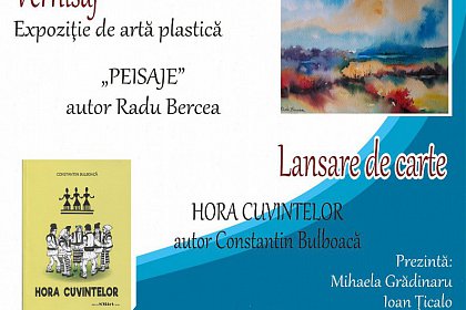 Vernisaj expozitie Radu Bercea si lansare de carte Constantin Bulboacă in cadrul Consfatuirii anuale a bibliotecarilor