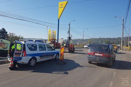 Trafic de coșmar în tot municipiul Suceava, după blocarea a două benzi pe podul de la Bazar