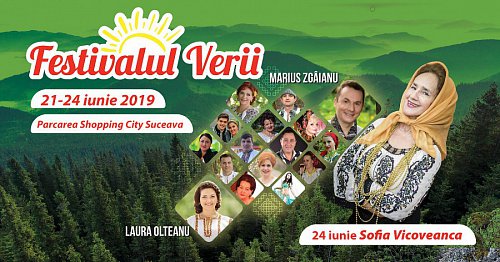 Festivalul Verii 2019 la Shopping City Suceava - Program