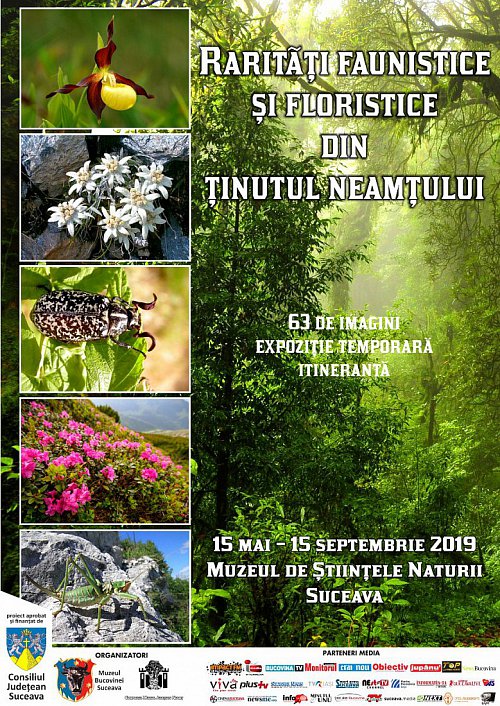 Rarități floristice și faunistice din ținutul Neamțului - Expoziție