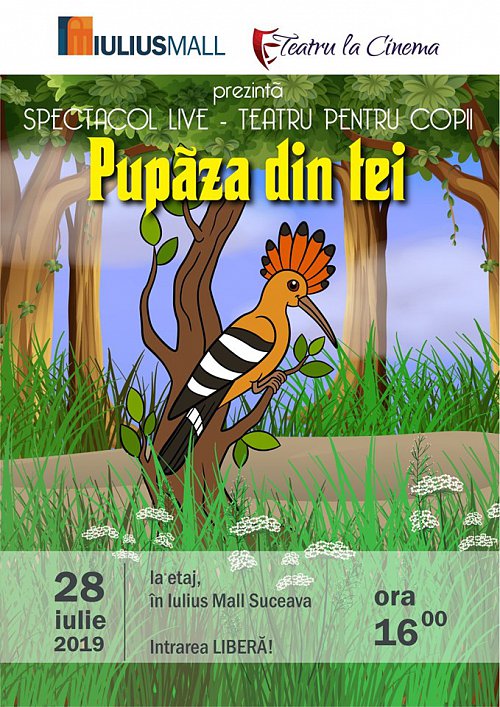 Spectacol live de teatru interactiv, Pupaza din tei