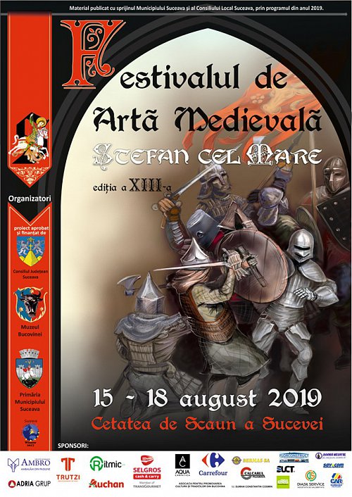 Festivalul de Artă Medievală Ştefan cel Mare - Program 2019