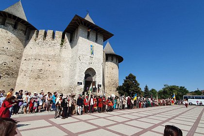 Salutul Cetății de Scaun a Sucevei, transmis de Ion Lungu la debutul Festivalului de Artă Medievală din Soroca