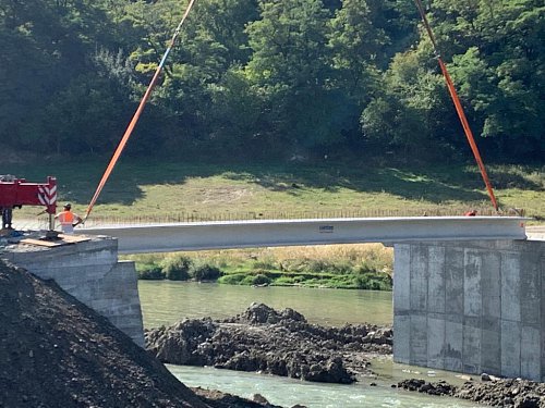 Primii pași pe noul pod al Sucevei - „Podul Unirii”