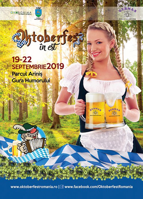 Festivalul Berii – Oktoberfest in Est  2019 - Programul manifestarilor