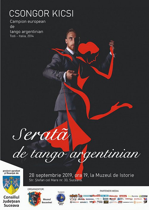 Seară de tango argentinian, sâmbătă, la Muzeul Bucovinei