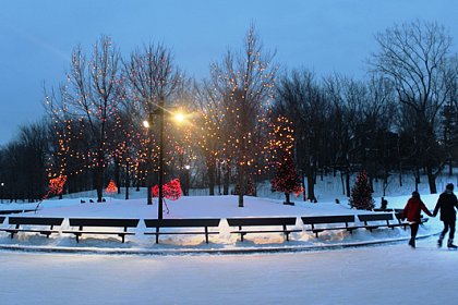 Patinoar artificial, cu acces gratuit, în centrul Sucevei, pentru sărbătorile de iarnă