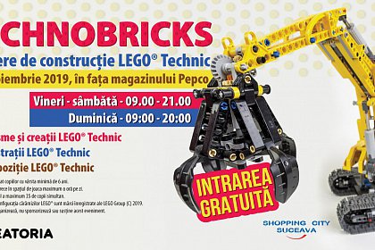 Copiii, invitați să descopere fascinanta lume a creațiilor Lego, la Shopping City Suceava