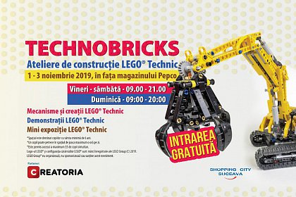 Copiii, invitați să descopere fascinanta lume a creațiilor Lego, la Shopping City Suceava