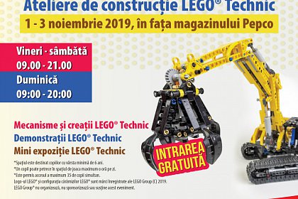 Copiii, invitați să descopere fascinanta lume a creațiilor Lego, la Shopping City Suceava