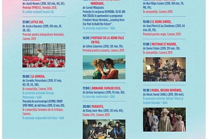 Programul Les Films de Cannes à  Suceava, ediția 2019