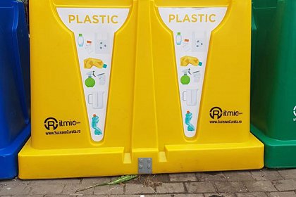 Containere pentru reciclare plastic, hârtie, sticlă și metal, amplasate în toate cartierele Sucevei