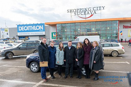 Un autoturism nou a fost oferit de Shopping City Suceava Centrului de Recuperare și Reabilitare Neuropsihiatrică Zvoriștea