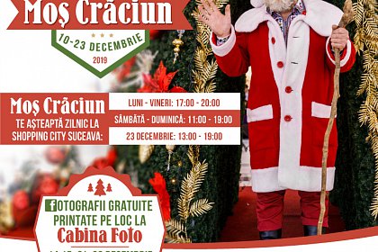 Trăiește atmosfera sărbătorilor de iarnă la Shopping City Suceava - întâlniri cu Moș Crăciun, premii și spectacole de colinde