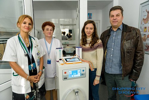 Secția de Pediatrie a Spitalului Județean, dotată cu cu aparate medicale oferite de Shopping City Suceava