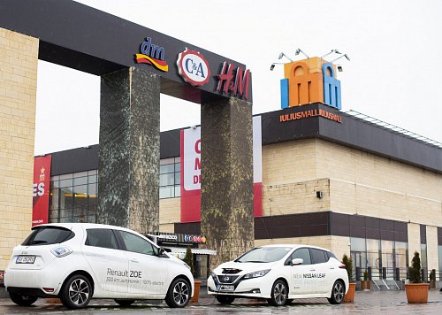 Stații de încărcare a mașinilor electrice, la Iulius Mall Suceava