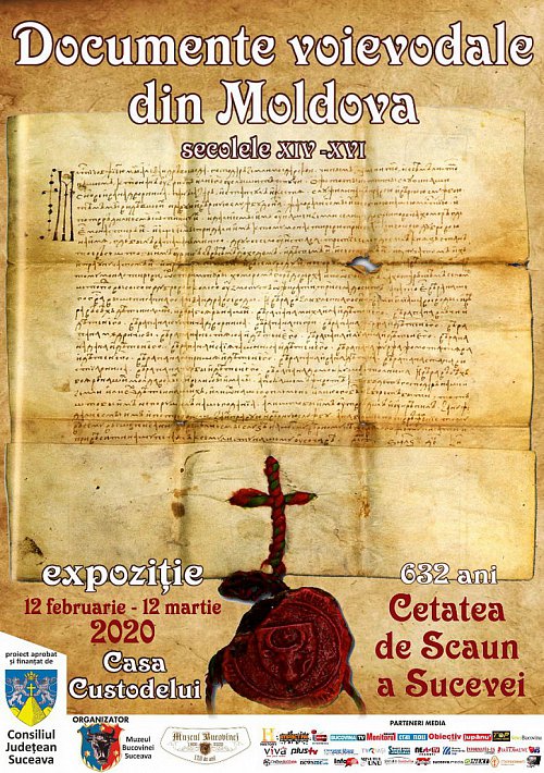 „Documente voievodale din Moldova, secolele  XIV-XVI”, la Muzeul Național al Bucovinei