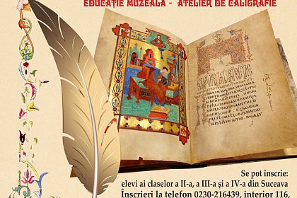 Povestea scrierii şi a instrumentelor de scris atelier de caligrafie 6 – 10 aprilie 2020