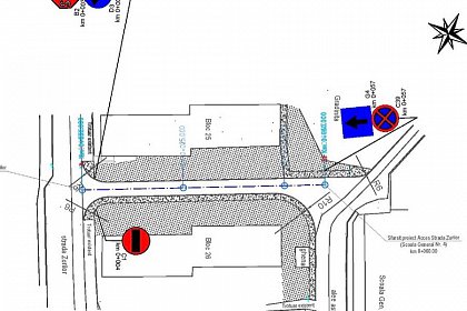 O nouă stradă, creată pentru fluidizarea traficului în zona Școlii nr. 4 din Suceava