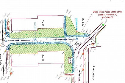 O nouă stradă, creată pentru fluidizarea traficului în zona Școlii nr. 4 din Suceava