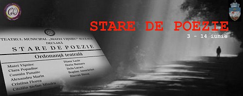 „Stare de poezie”, online, timp de 12 zile, la Teatrul „Matei Vișniec” Suceava