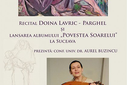 „Povestea Soarelui” - Recital, lansare de album și micro-expoziție, la Hanul Domnesc