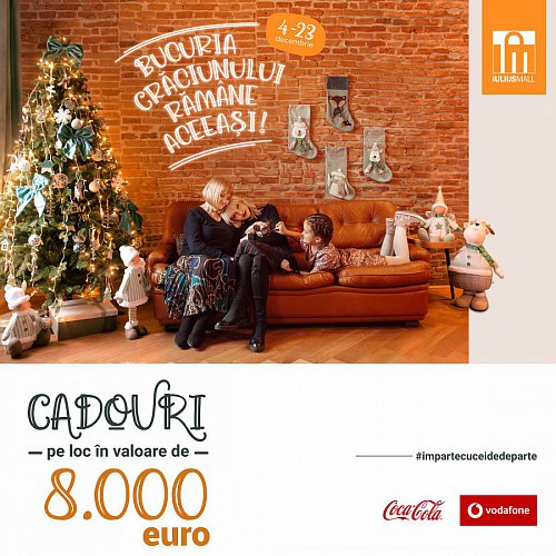 Mii de cadouri în valoare de peste 8.000 de euro, la Iulius Mall Suceava