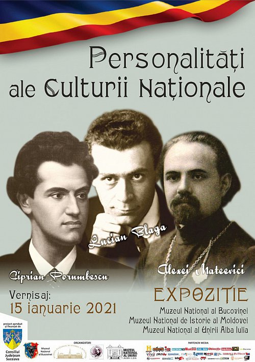 Personalități ale Culturii Naționale – Ciprian Porumbescu, Lucian Blaga, Alexandru Mateevici