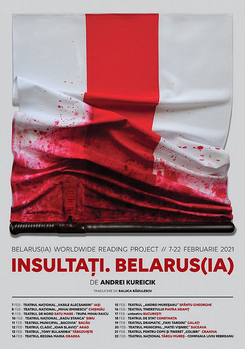 Insultați. Belarus(ia) - Serie de spectacole-lectură la care se alătură teatrul sucevean
