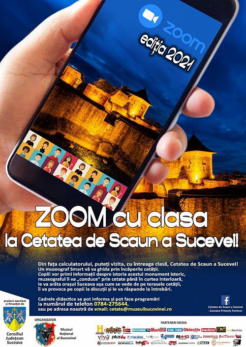 Zoom - „excursie” virtuală la Cetatea de Scaun a Sucevei
