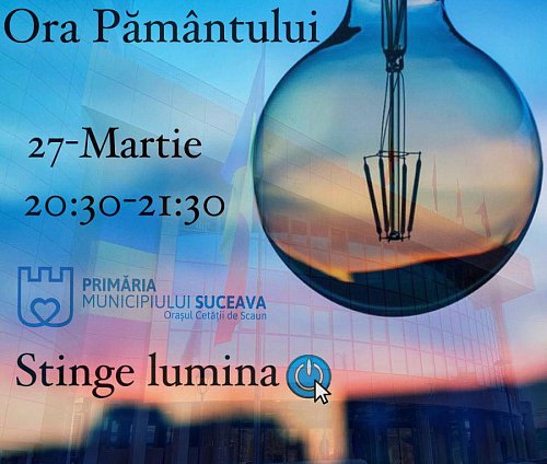 Sâmbătă seara se sting luminile de pe bulevardul principal, pentru a marca Ora Pământului