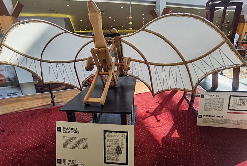 Invențiile și picturile lui Leonardo da Vinci, la Iulius Mall Suceava