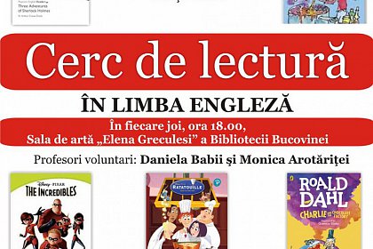 Provocare la lectură - „Reading for pleasure” la Biblioteca Bucovinei