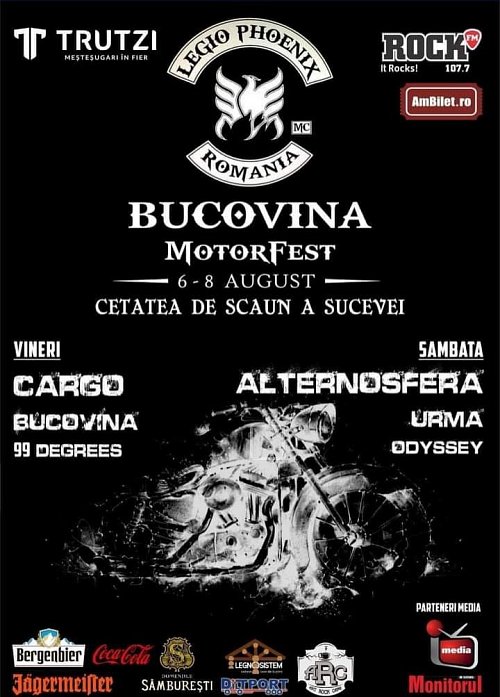 Cargo, Bucovina, Alternosfera, Urma și Odissey, la Bucovina Motorfest 2021