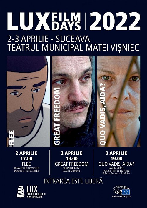Zilele Filmului LUX la Suceava, pe și 3 aprilie, cu acces gratuit