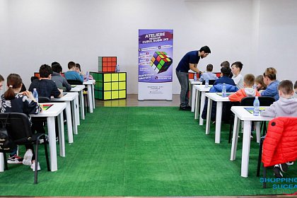 Ateliere de cub Rubik 3x3, gratuit, la Shopping City Suceava