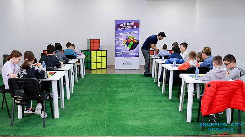 Ateliere de cub Rubik 3x3, gratuit, la Shopping City Suceava
