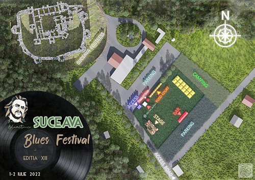 Suceava Blues Festival, pe 1 și 2 iulie 2022, pe Platoul Cetății de Scaun a Sucevei