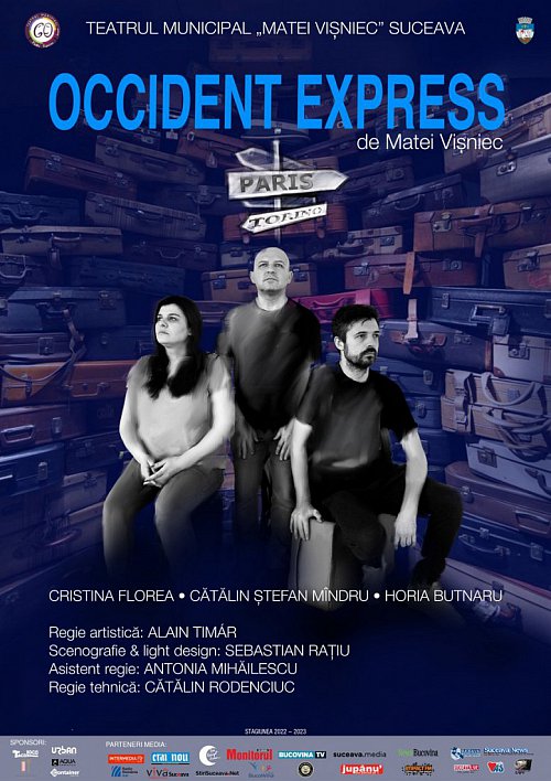 „Occident Express” - spectacolul cu care Teatrul „Matei Vișniec” Suceava va reprezenta România la Avignon