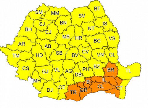 Două zile de caniculă și disconfort termic ridicat în întreaga țară