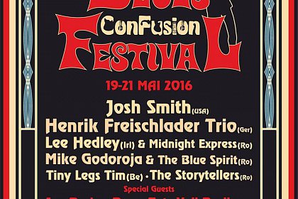 Blues ConFusion Festival, patru zile de muzică bună - Blues ConFusion Festival 2016 afis
