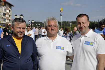 Primarul Ion Lungu, prezent la Crosul Sucevei alaturi de deputatul Ioan Balan si viceprimarul Lucian Harșovschi
